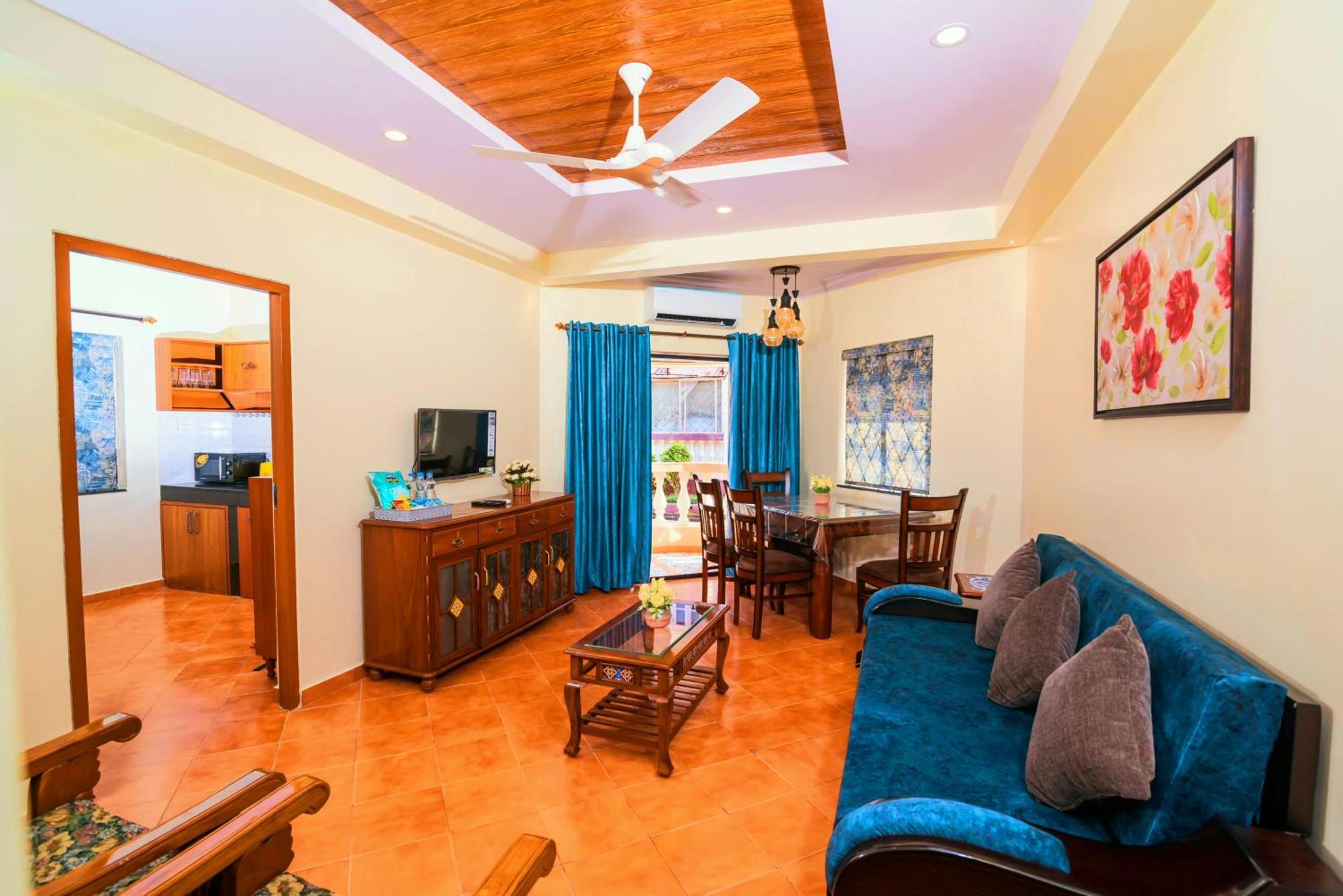 'Golden Sea Shell' 1 Bhk Beach Apartment Benaulim Luaran gambar